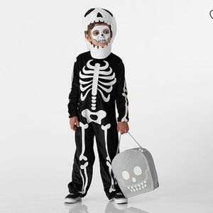 Pottery Barn Kids Glow in the Dark Skeleton Halloween Costume